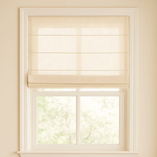 Flat Sheer Roman Blind