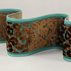 Leopard Velvet Braid
