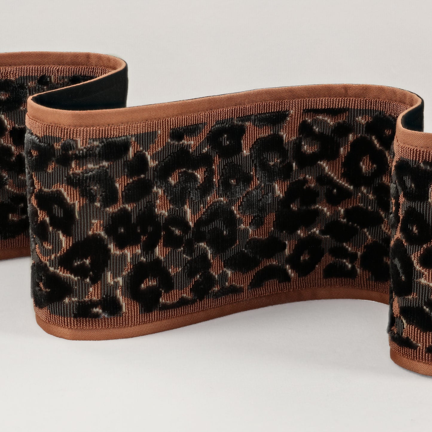 Leopard Velvet Braid